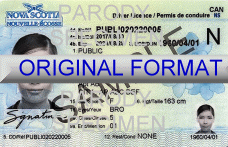 nova scotia driver license number format