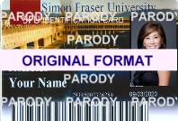 Simon Fraser University Fake ID